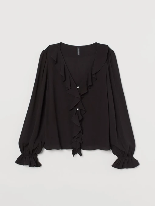 Сорочки H&M модель 8339731wer_Черный Фото