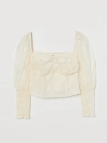 Рубашки H&M модель 8884732wer_Айвори Фото