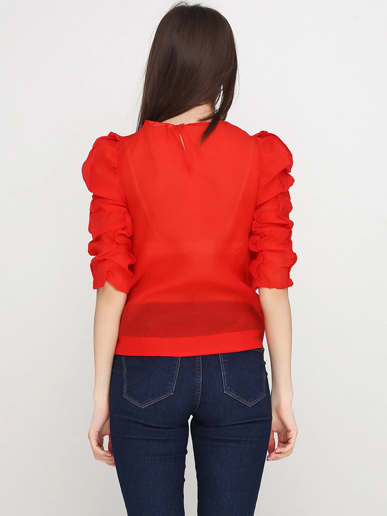Сорочки H&M модель 5946186wer_Красный Фото