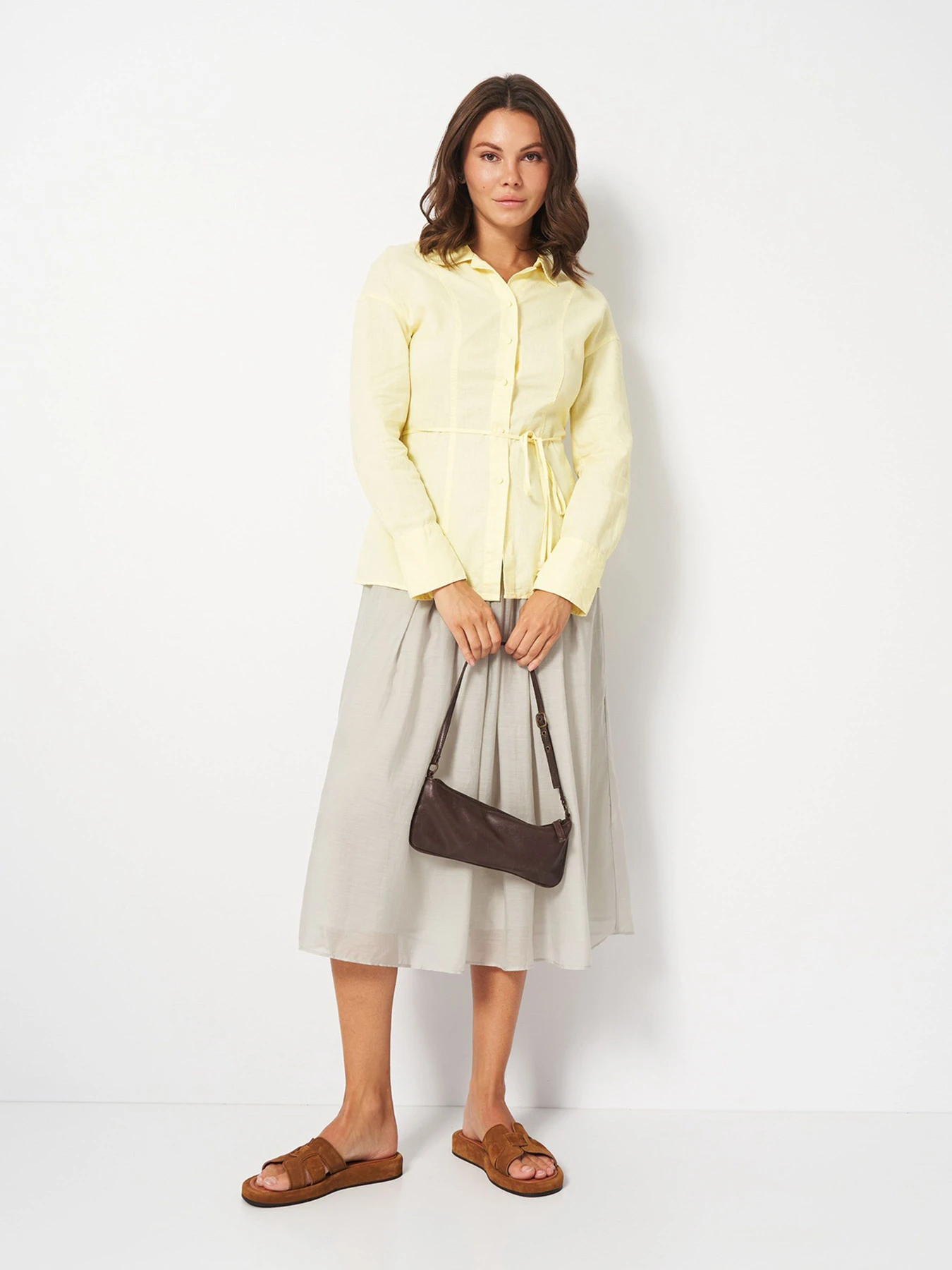 Сорочки H&M модель 1171085wer_Лимонный Фото