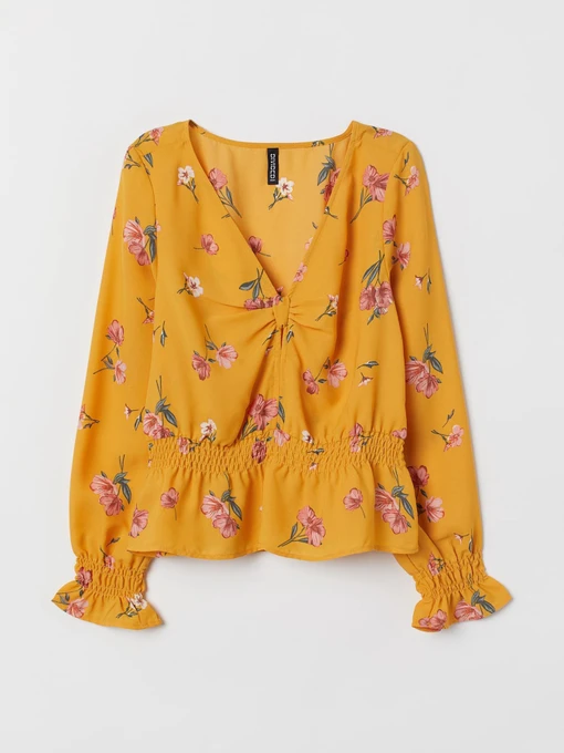 Сорочки H&M модель 7136960wer_Темно-желтый Фото
