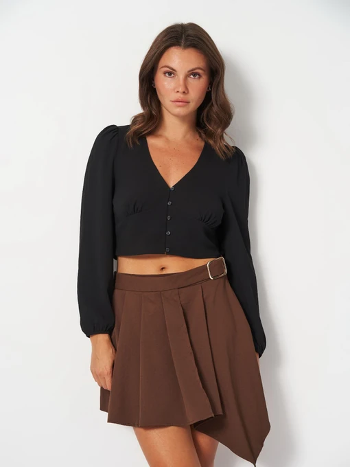 Сорочки Monki модель 9620183wer_Черный Фото