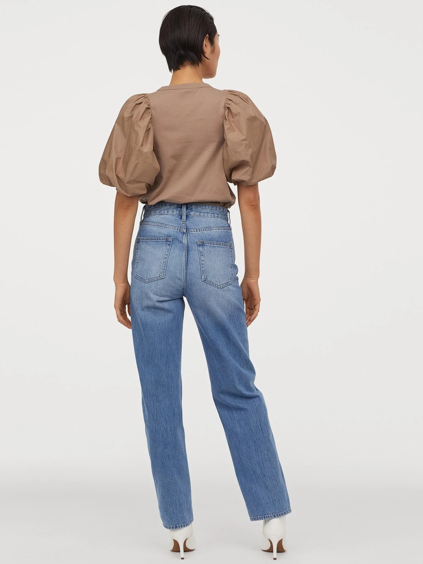 Сорочки H&M модель 8772241wer_Бежевый Фото
