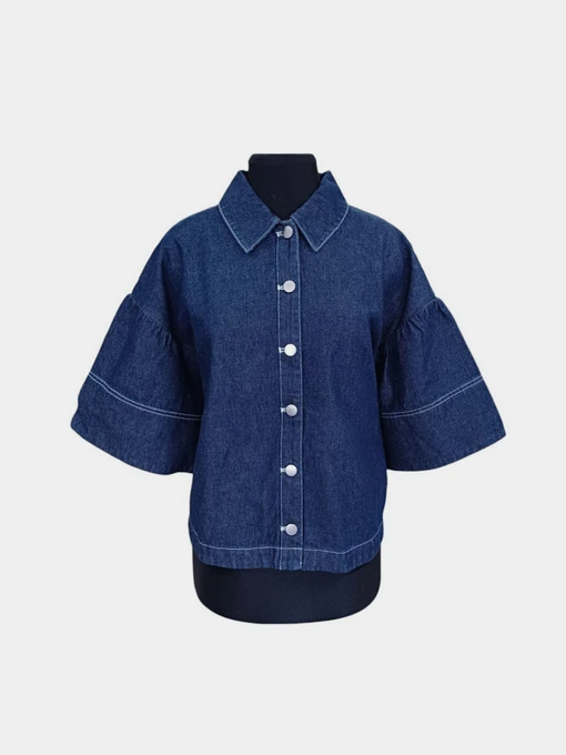 Рубашки H&M модель 3001151wer_Синий Фото