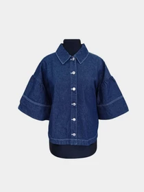 Сорочки H&M модель 3001151wer_Синий Фото