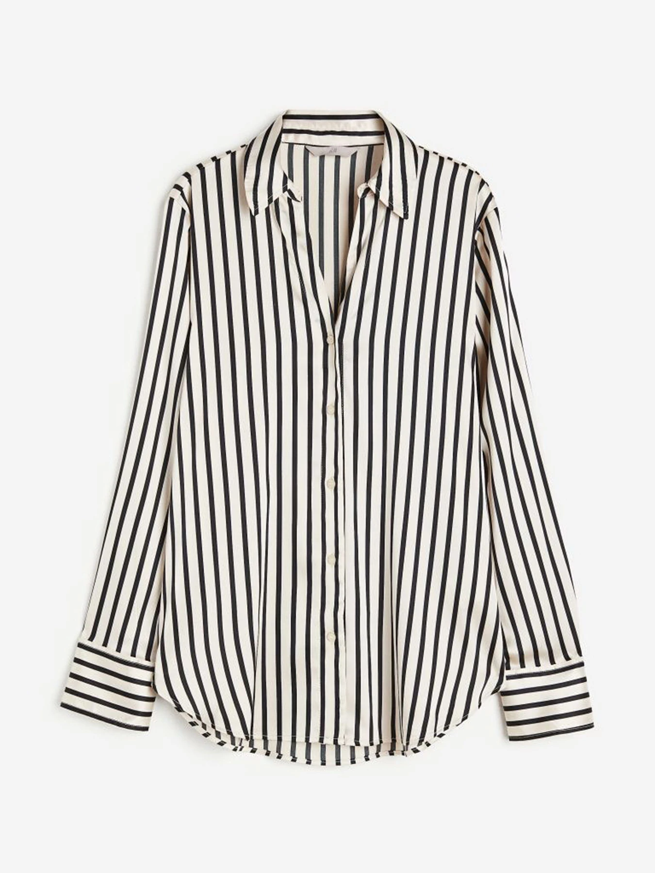 Рубашки H&M модель 9397037wer_Черно-белый Фото