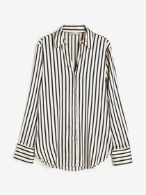 Рубашки H&M модель 9397037wer_Черно-белый Фото