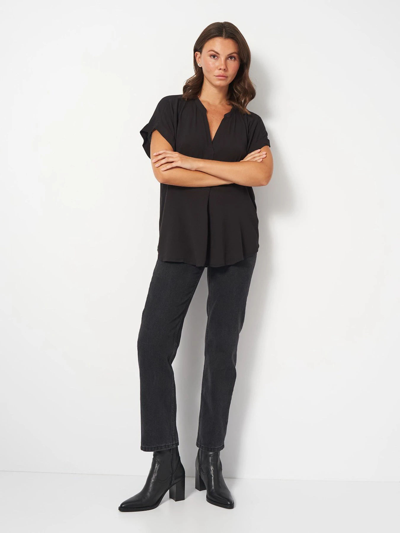 Рубашки H&M модель 8502411wer_Черный Фото