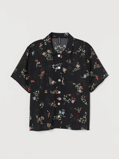 Сорочки H&M модель 8387171wer_Черный Фото