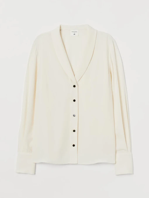 Рубашки H&M модель 9047572wer_Кремовый Фото