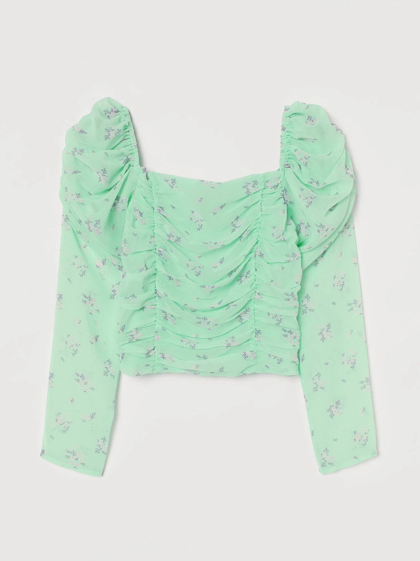 Сорочки H&M модель 8787562log_Светло-зеленый Фото