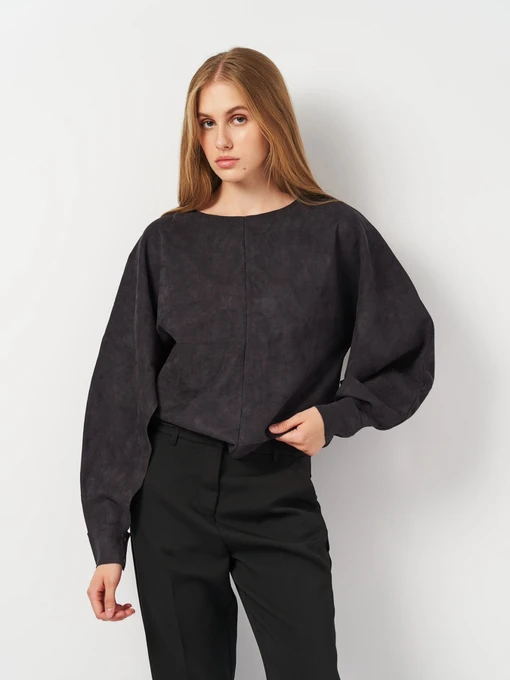 Рубашки H&M модель 2001077ral_Графитовый Фото