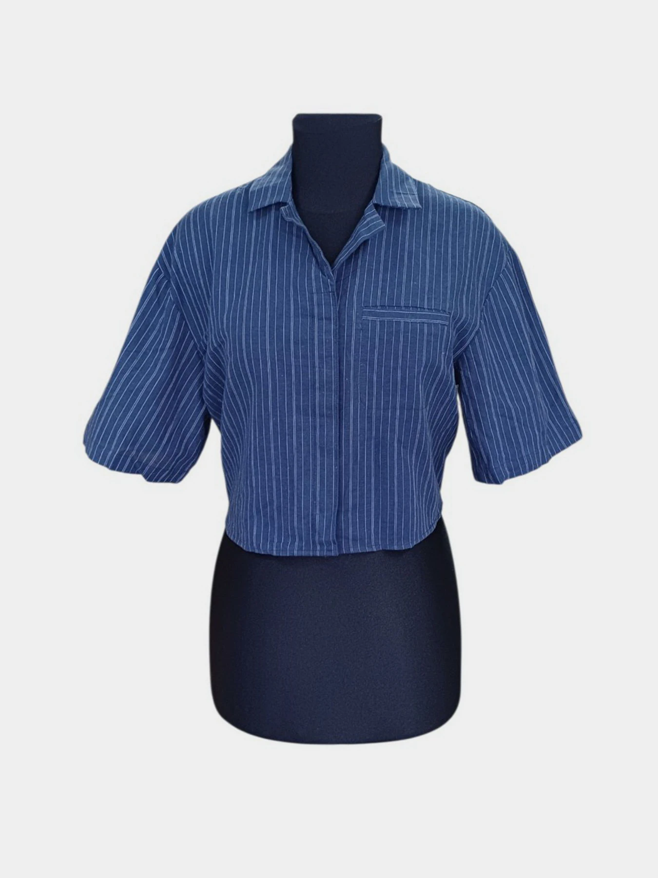 Сорочки H&M модель 5698147wer_Темно-синий Фото