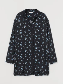 Рубашки H&M модель 9780233wer_Черно-голубой Фото