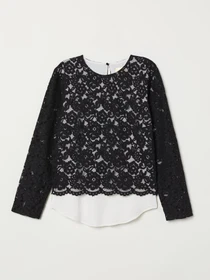 Рубашки H&M модель 6634668dlog_Черный Фото