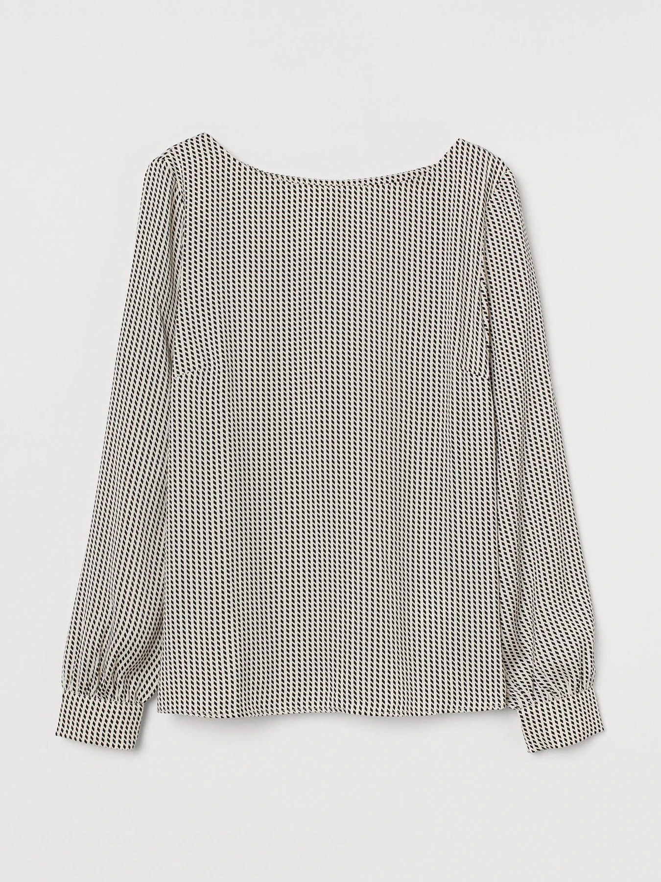 Рубашки H&M модель 9279222wer_Черно-белый Фото