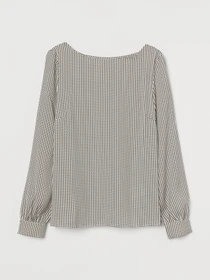 Рубашки H&M модель 9279222wer_Черно-белый Фото