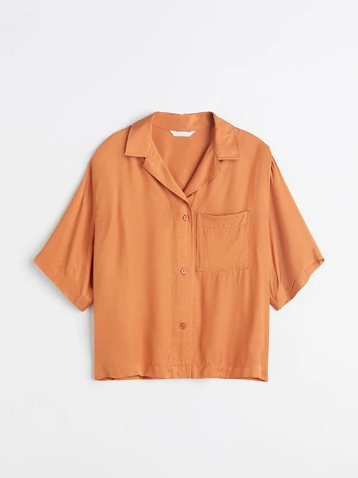 Рубашки H&M модель 10676535wer_Оранжевый Фото