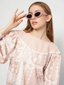 Рубашки H&M модель 1033054wer_Пудрово-белый Фото