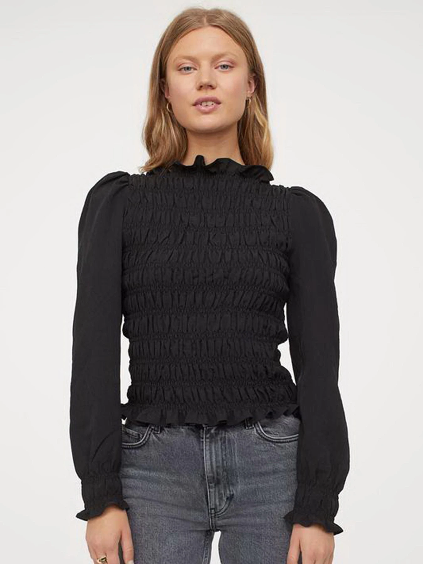 Сорочки H&M модель 8819422wer_Черный Фото