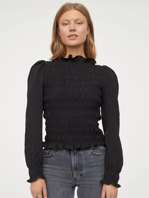 Рубашки H&M модель 8819422wer_Черный Фото
