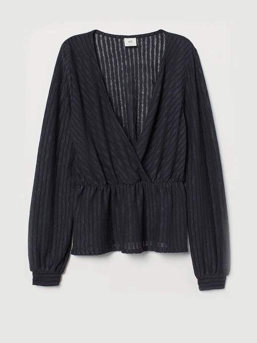 Рубашки H&M модель 7905020wer_Черный Фото