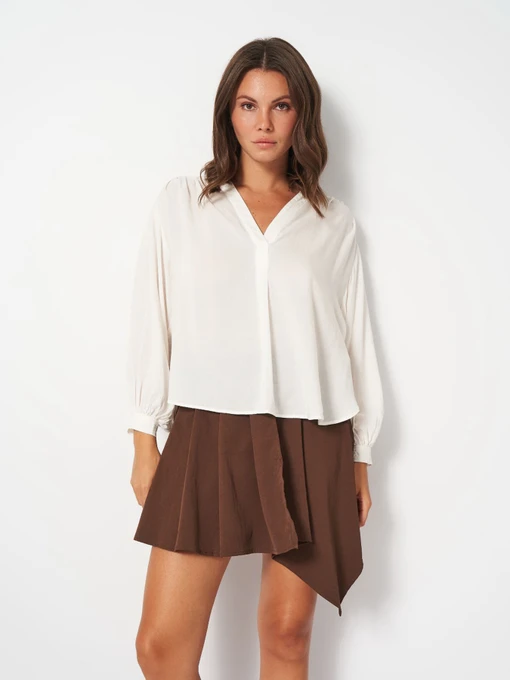 Рубашки H&M модель 9350092wer_Молочный Фото