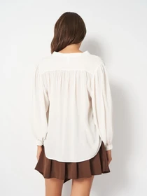 Рубашки H&M модель 9350092wer_Молочный Фото