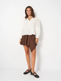 Рубашки H&M модель 9350092wer_Молочный Фото