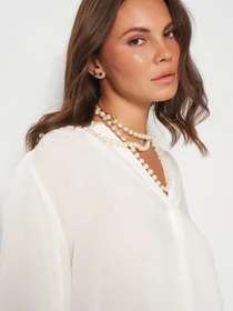 Рубашки H&M модель 9350092wer_Молочный Фото