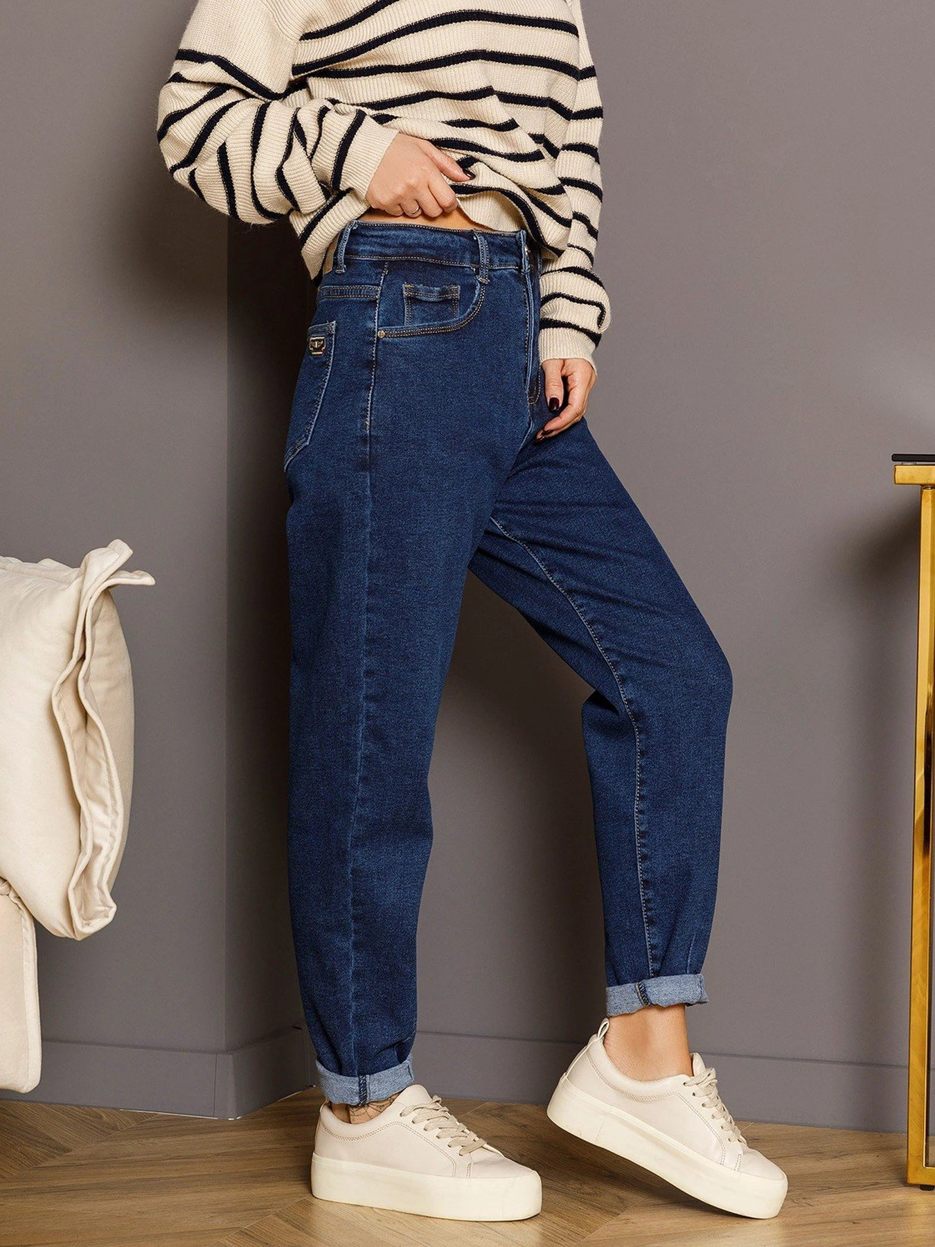 Джинси ISSA Plus модель WN20-223_blue Джинси ISSA Plus модель WN20-223_blue Фото