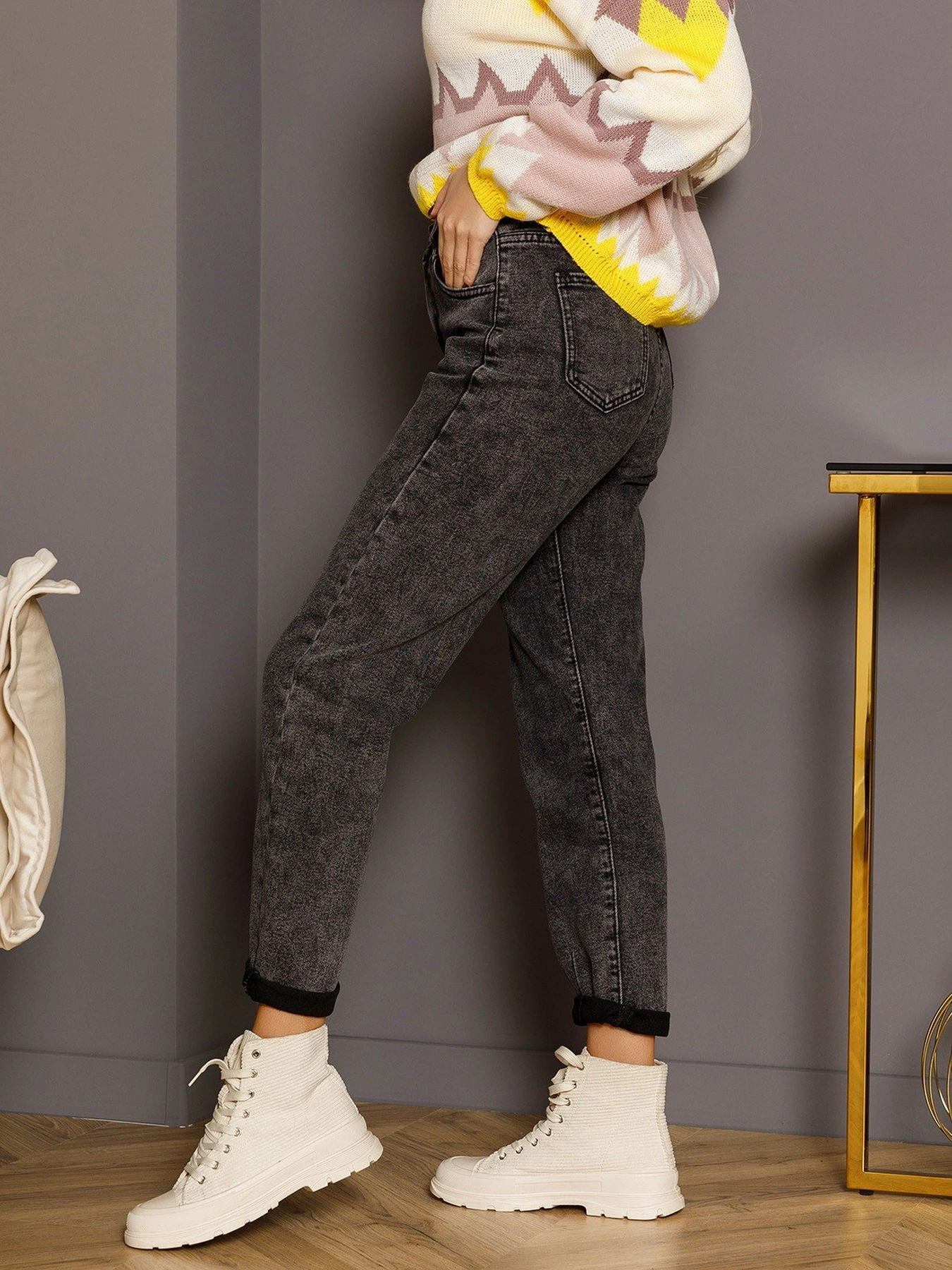 Джинси ISSA Plus модель WN20-225_gray Фото