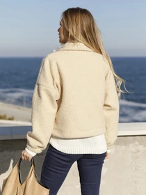 Куртки та дублянки ISSA Plus модель 12979_milk Фото