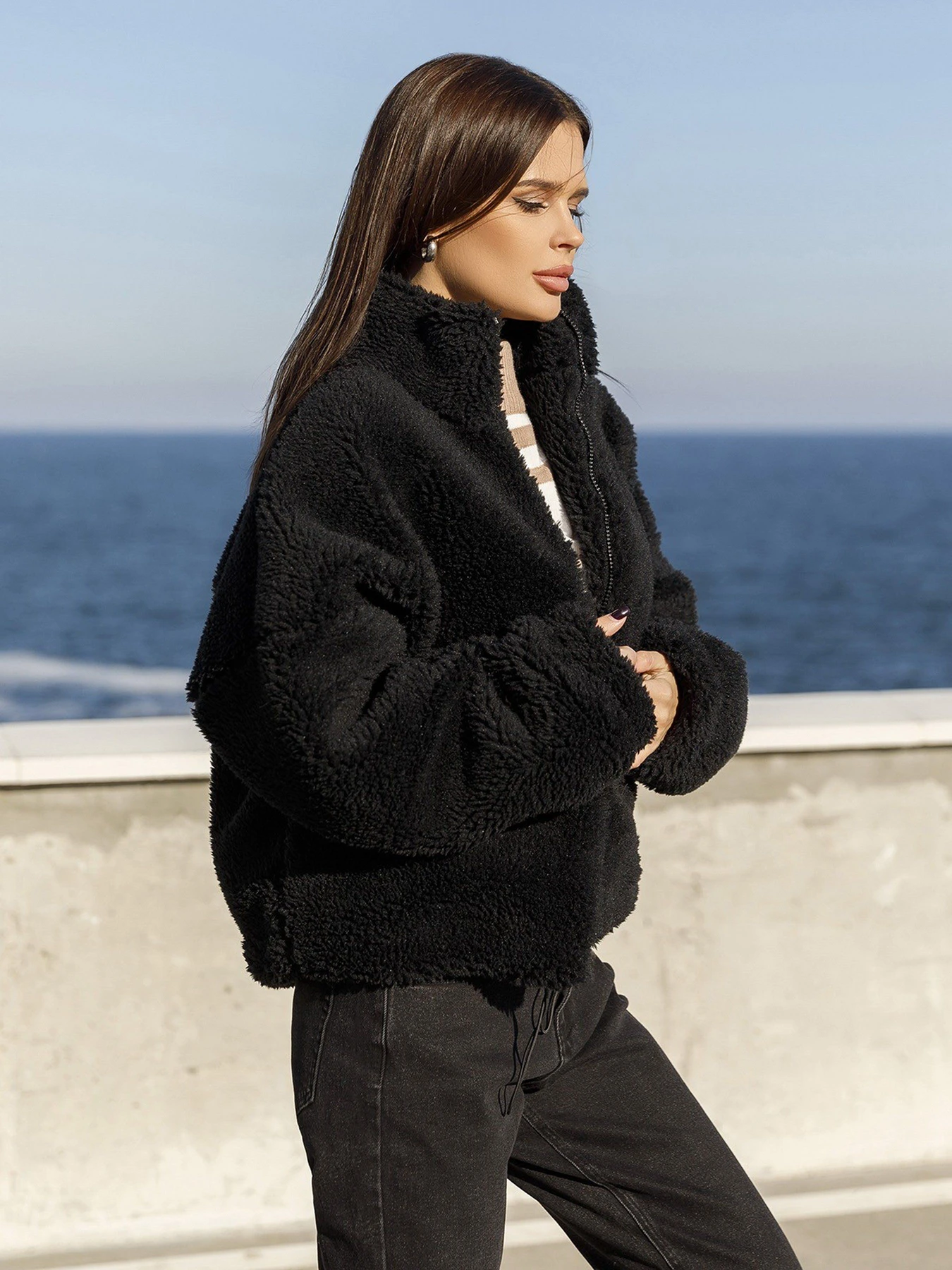 Куртки та дублянки ISSA Plus модель 12976_black Фото