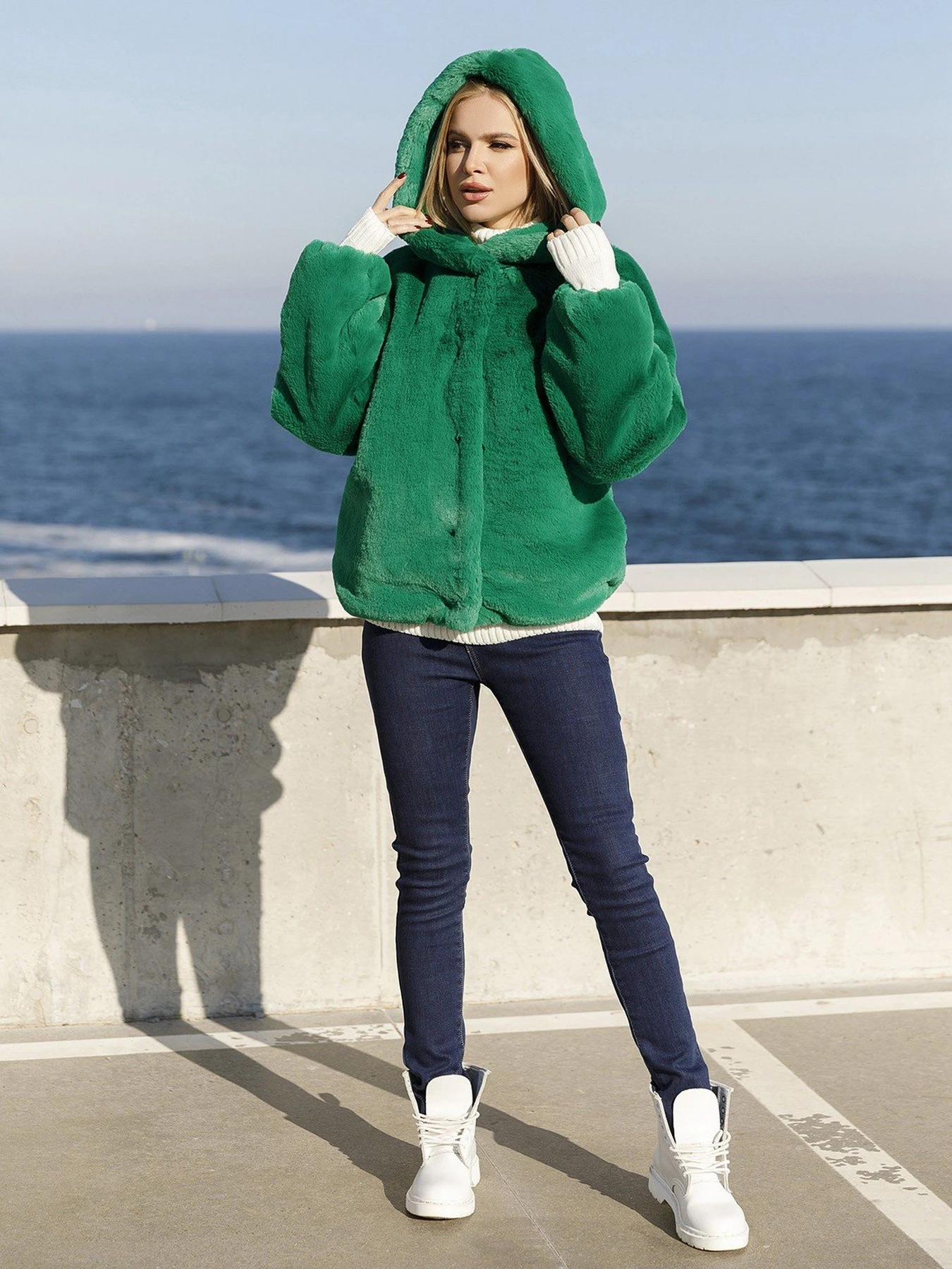 Куртки та дублянки ISSA Plus модель 12977_green Фото