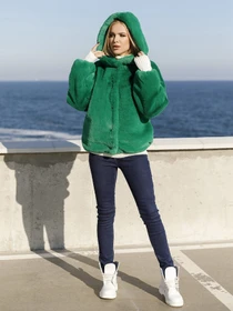 Куртки та дублянки ISSA Plus модель 12977_green Фото