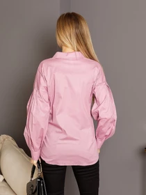 Сорочки ISSA Plus модель SA-353_lilac Фото