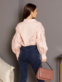 Сорочки ISSA Plus модель SA-353_pink Фото