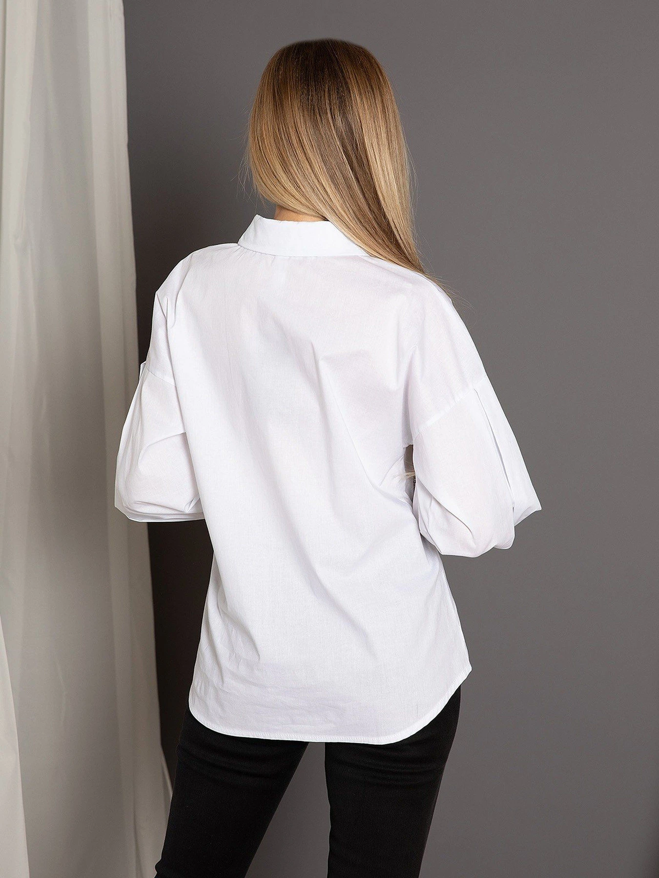 Сорочки ISSA Plus модель SA-353_white Фото
