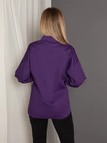 Сорочки ISSA Plus модель SA-353_violet Фото