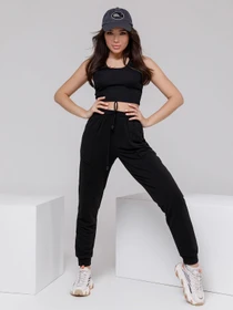 Штани ISSA Plus модель 12480A_black Фото