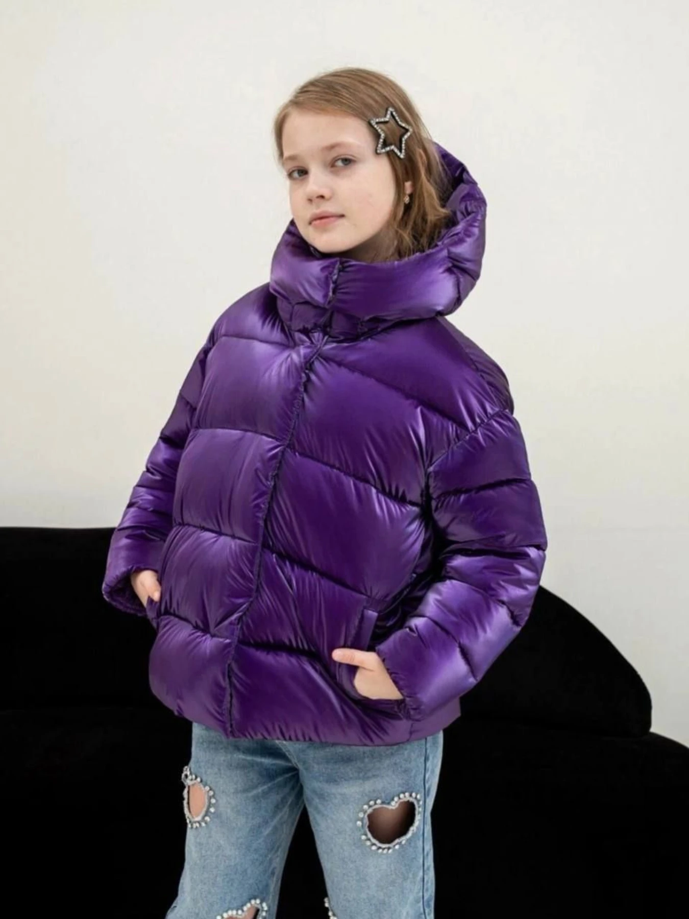 Куртки та дублянки UVENTUM модель AN-35-PURP Фото