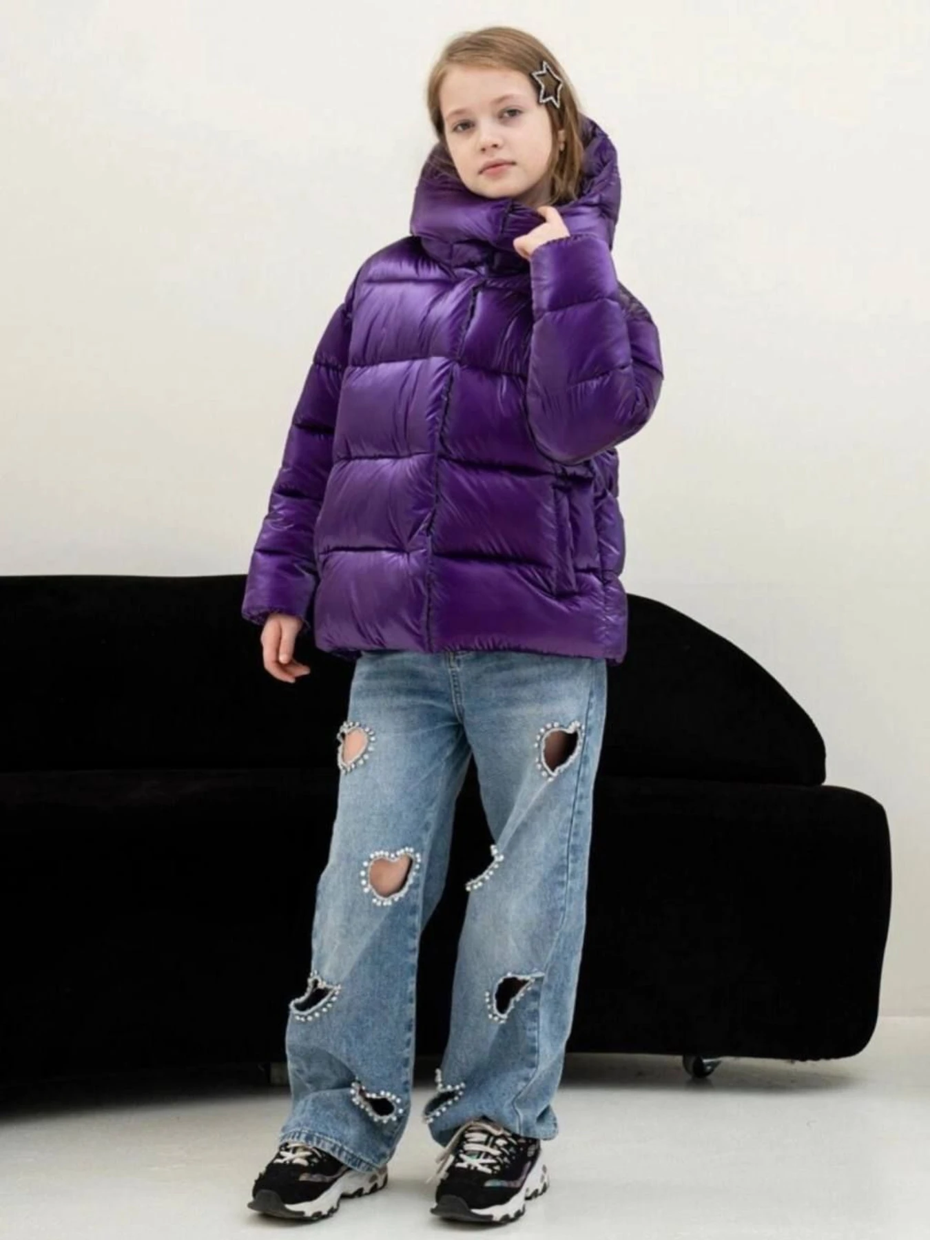 Куртки та дублянки UVENTUM модель AN-35-PURP Фото