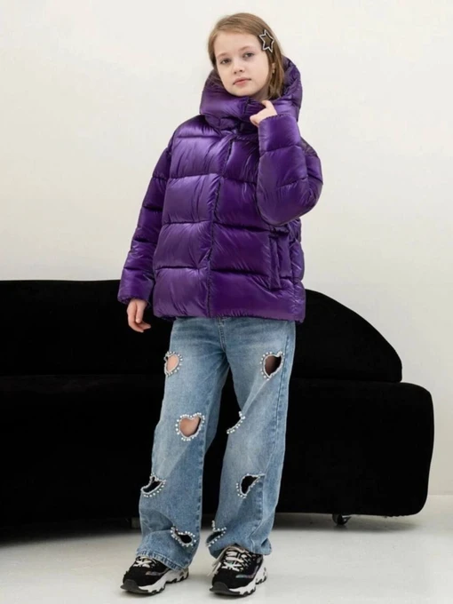Куртки и дубленки UVENTUM модель AN-35-PURP Фото