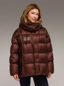 Куртки и дубленки YIMOSIS модель 1019-burgundy Фото