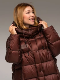 Куртки и дубленки YIMOSIS модель 1019-burgundy Фото