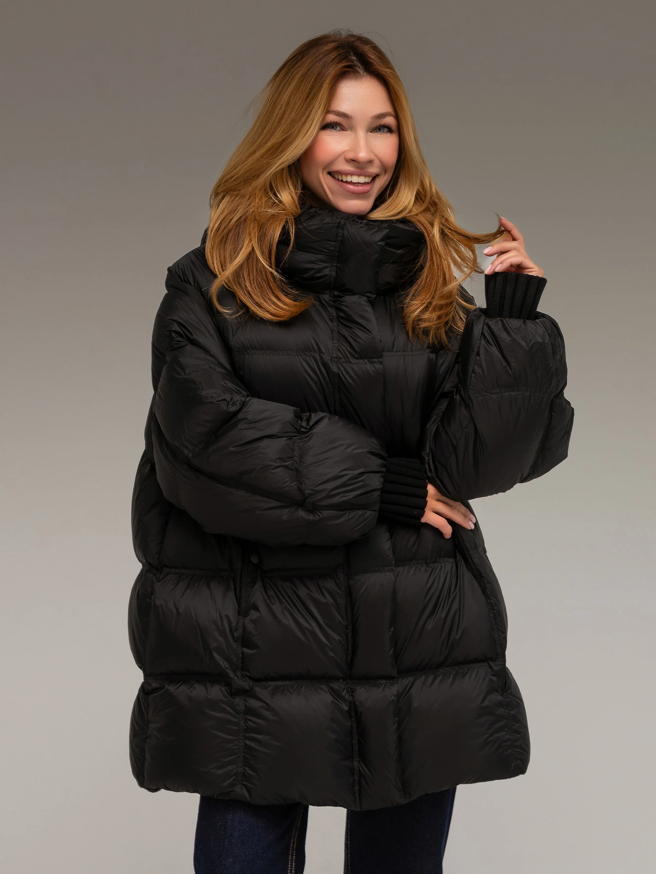 Куртки и дубленки YIMOSIS модель 1067-black Фото