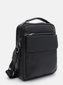 Сумки Borsa Leather модель K166393bl-black Фото