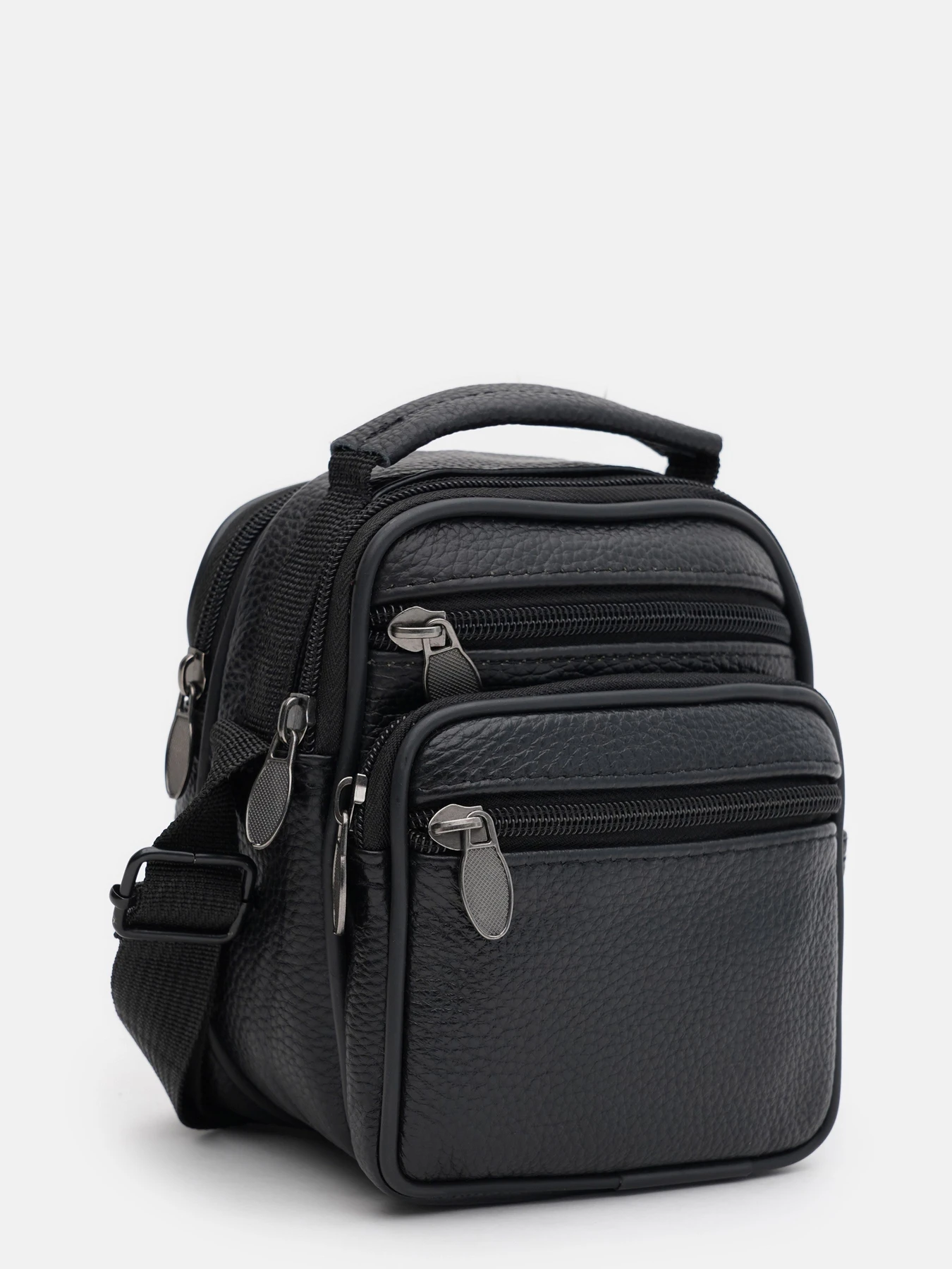 Сумки Borsa Leather модель K16685-1bl-black Фото