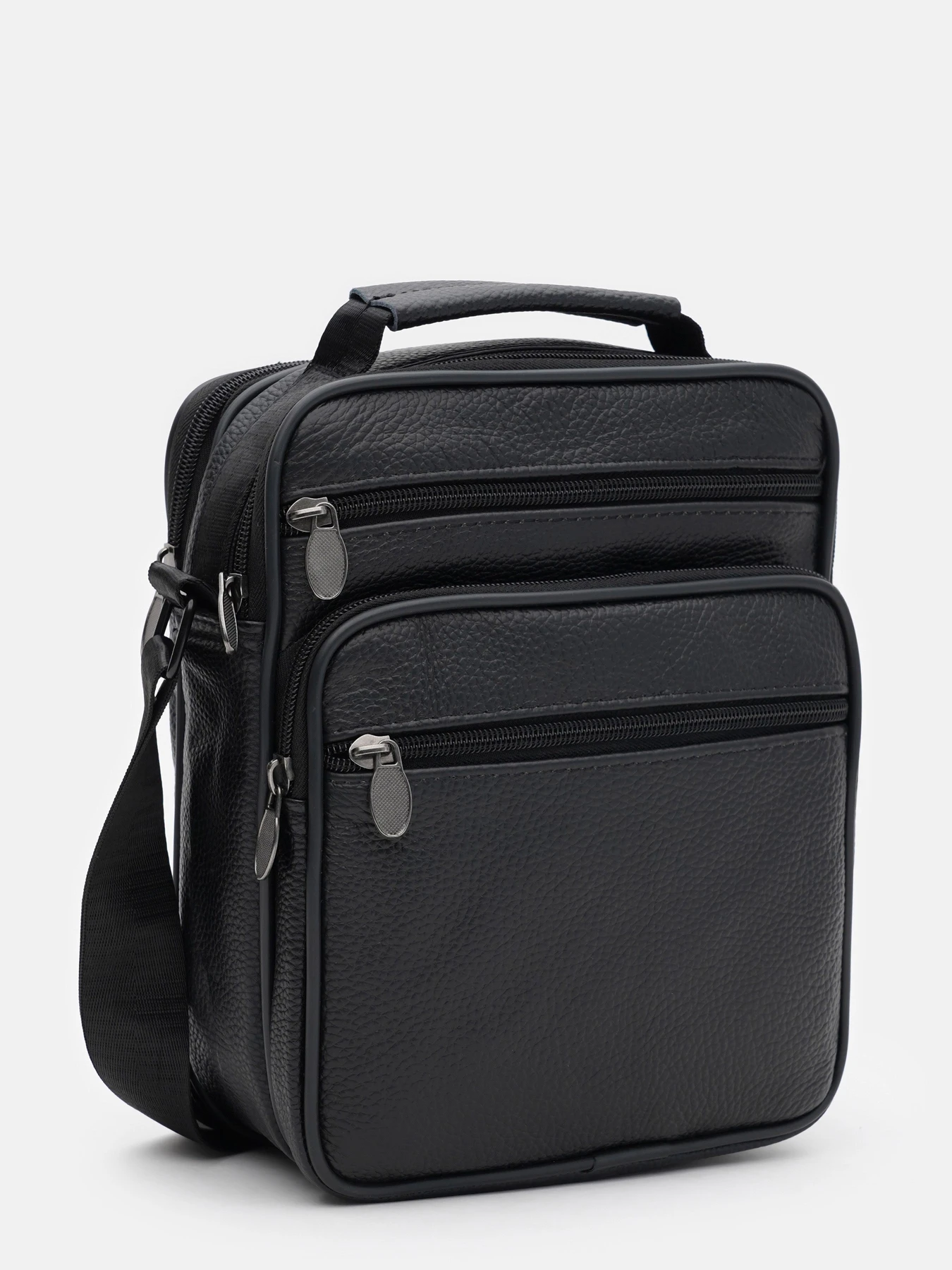 Сумки Borsa Leather модель K16685-3bl-black Фото